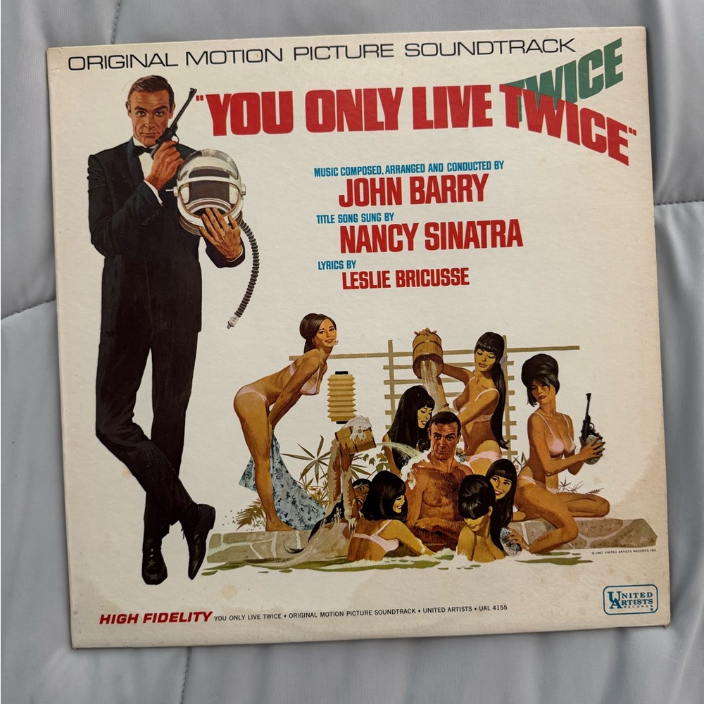“You Only Live Twice" 1967 Original Motion Picture Soundtrack Vinyl LP